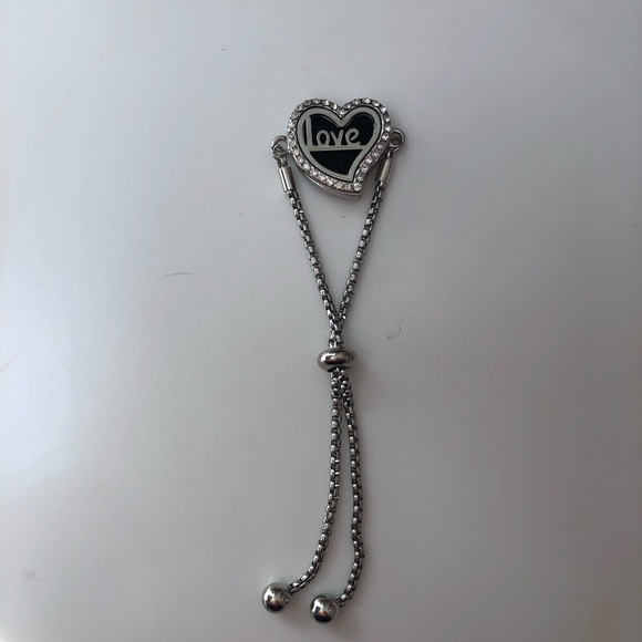 OPTIONS Antique Silver Stone Aromatherapy Pendant Essential Oil Diffuse Jewelry - Picture 7 of 9